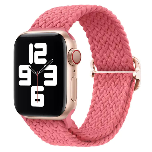 Nylon Braided Solo Loop Strap For Apple Watch