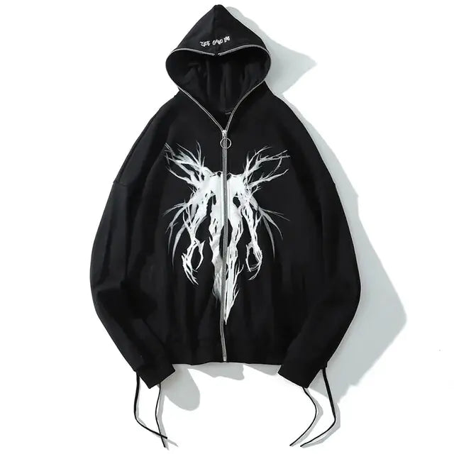 Rebel Art Zip Hoodie