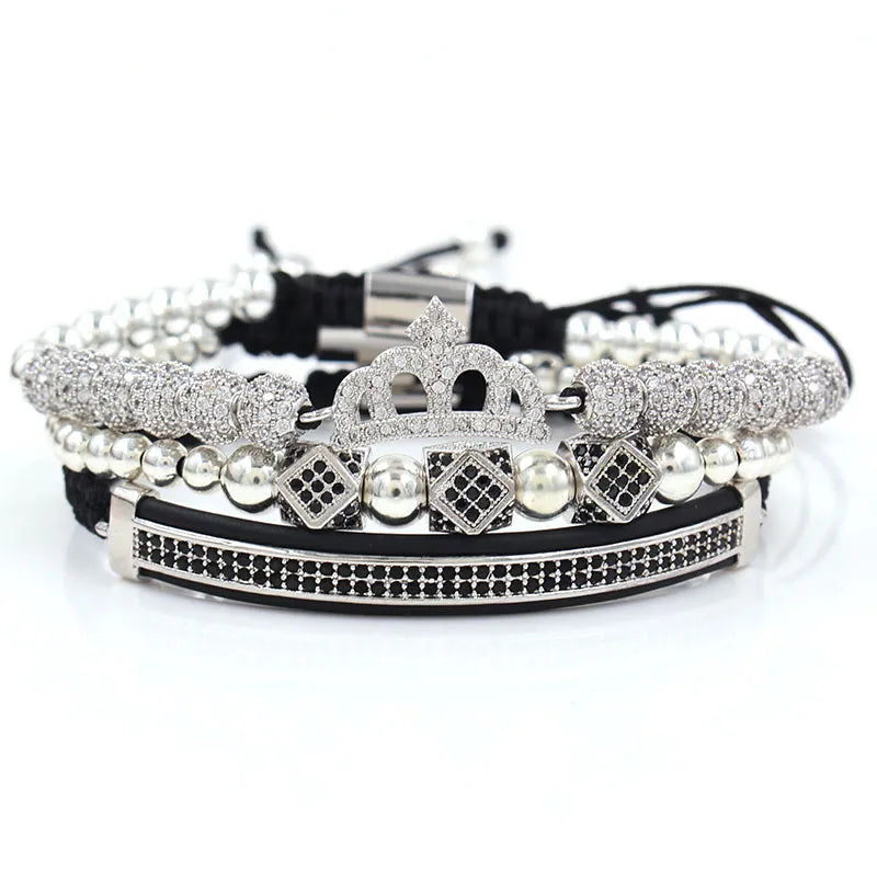 Crown Small Triangle Bracelet