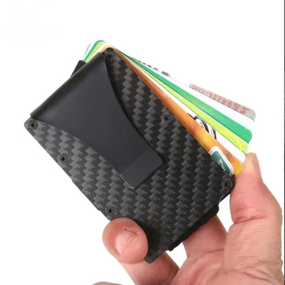 Carbon Fiber Slim Wallet for Men and Women