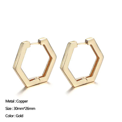 Classic Stainless Steel Ear Buckle For Women